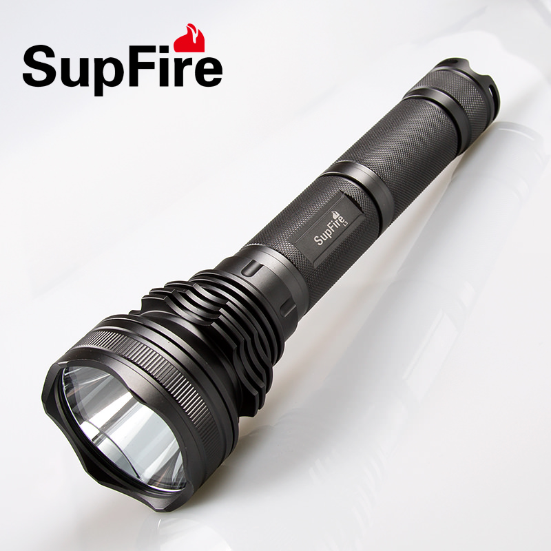 正品SupFire神火L3强光手电筒可充电26650户外远射超亮500米